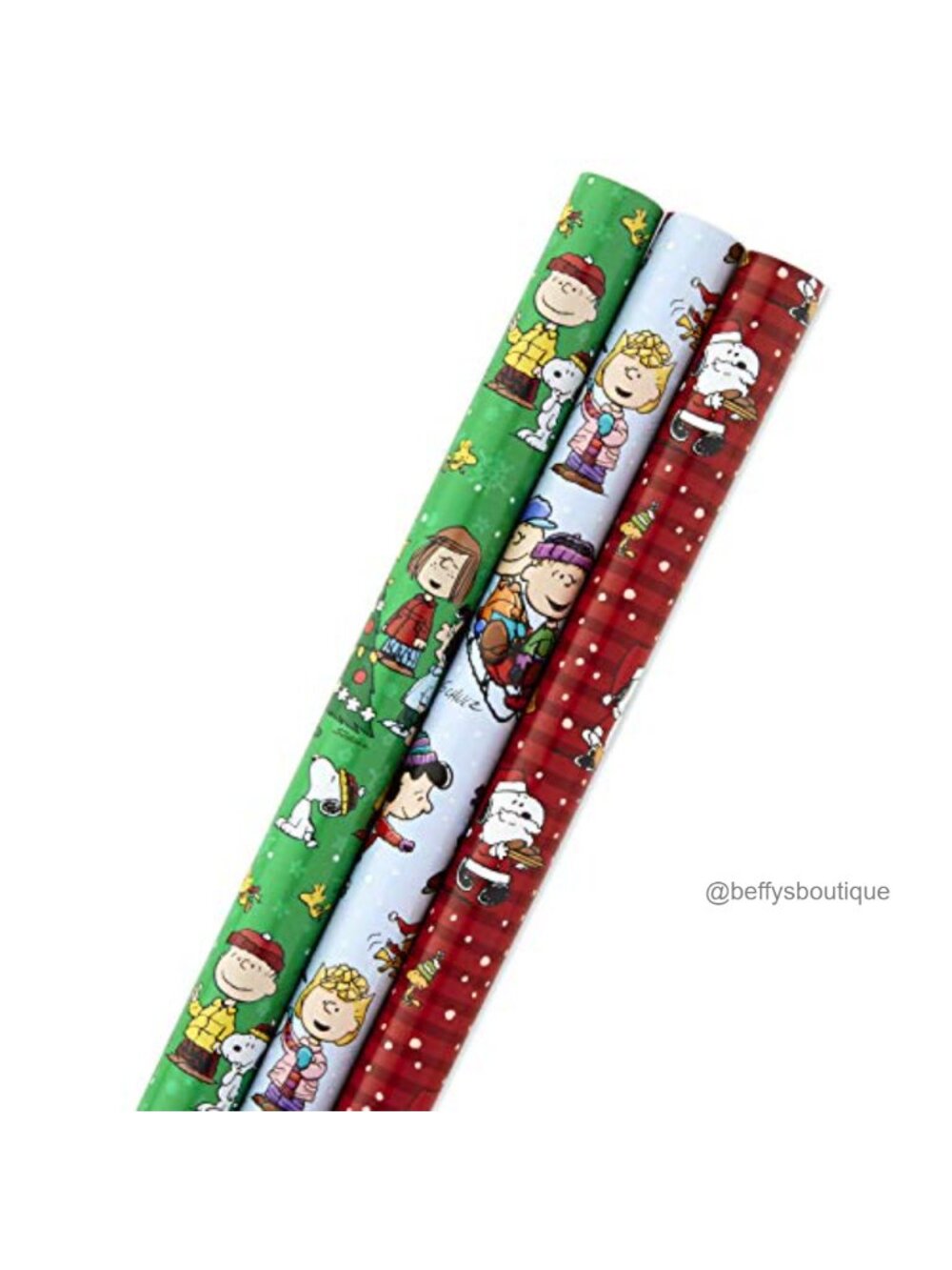 Christmas Wrapping Paper 3 Pack Cut Lines 105 Sq Ft Holiday Gift Wrap